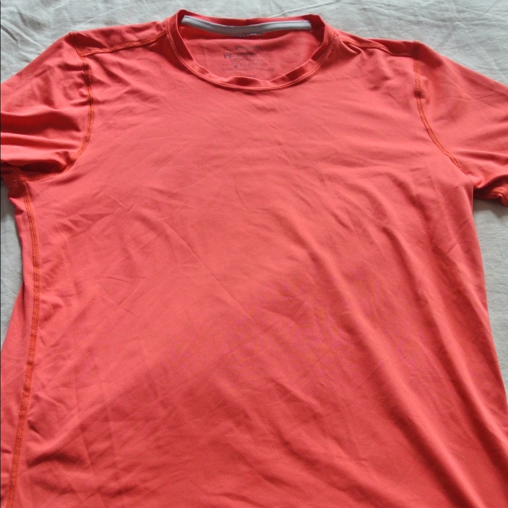 Patagonia Capilene Top Coral Hike Bike Sport Shirt